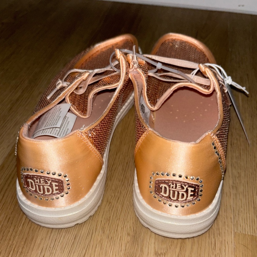 Sz. 10 Hey DUDE Wendy Disco Sequin shoes - Picture 6 of 9